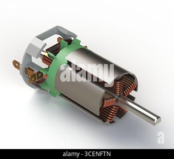 Rotor für Membranpumpe Stockfoto