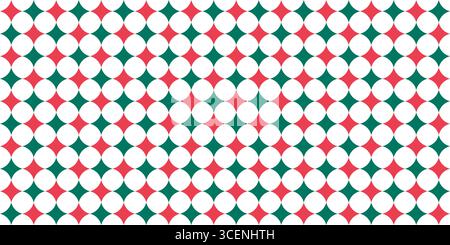 Nahtloses Harlequin-Rautenmuster. Struktur aus Argyle-Material. Diamant Weihnachten einfacher farbiger Hintergrund. Joker Vintage Tapete bg. Venezianische Raute Stock Vektor