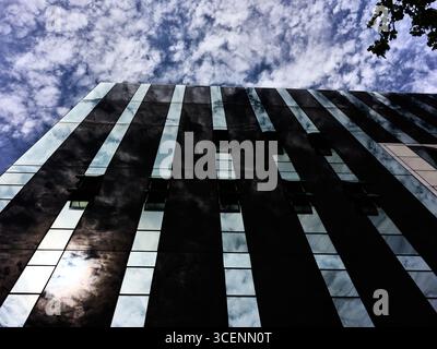 Cube Building, Corby, England. Stockfoto