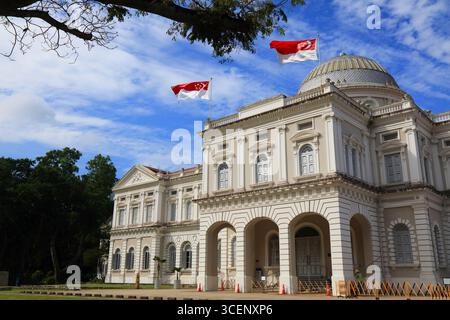 National Museum of Singapore, Wahrzeichen Gebäude in Singapur City. Stockfoto