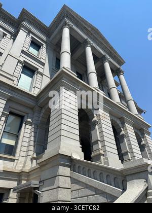 Außenansicht des Colorado State Capitol Building in Denver. Stockfoto