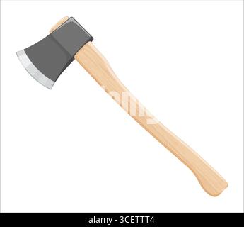 Axt-Symbol Abbildung isoliertes Vektorsymbol Stock Vektor