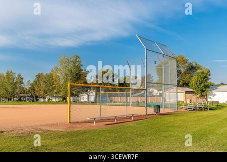 Der Senator J. Gladstone Park befindet sich im Westview-Viertel von Saskatoon. Stockfoto