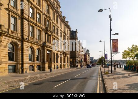 Historische Gebäude am Quayside, neben River Tyne, Newcastle upon Tyne, Tyne and Wear, England, Großbritannien Stockfoto