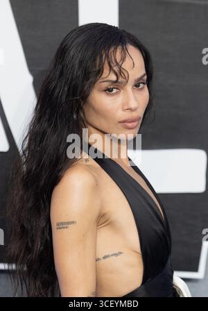London, Großbritannien. August 2025. Zoe Kravitz nimmt an der britischen Gala-Vorführung von 'Gefangener Stealing' Teil, London, Vereinigtes Königreich, 20. August 2025 in London, England, Vereinigtes Königreich. Quelle: S.A.M./Alamy Live News Stockfoto
