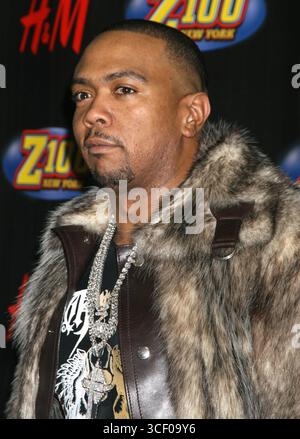 Timbaland beim Z100 Jingle Ball in New York City - 14. Dezember 2007 Stockfoto