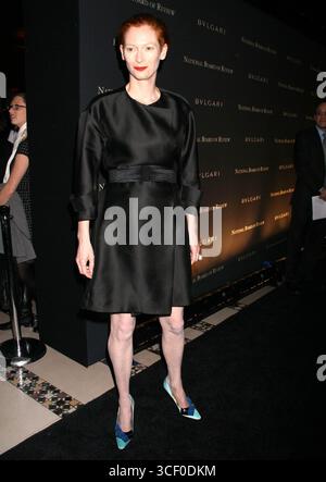 Tilda Swinton bei der Gala des National Board of Review of Motion Pictures Awards 2007, die am 15. Januar 2008 in Cipriani in New York City stattfand Stockfoto