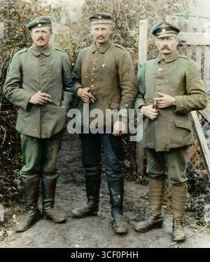 Foto vor 1920, das Josef Humbs (1876–1920) von Wiesent und Mintraching zeigt, die rechts von der Zeit des Ersten Weltkriegs identifiziert wurden. Stockfoto