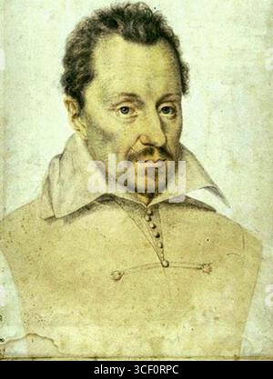Jacques Auguste de Thou (1553–1617) war ein französischer Historiker und Staatsmann des 17. Jahrhunderts, der für seine Schriften und seinen Einfluss in der europäischen Politik bekannt war. Stockfoto