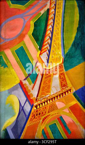 Frankreich, Paris, Museum für Moderne Kunst von Paris (MAM), Eiffelturm, Robert Delaunay, 1926 Stockfoto
