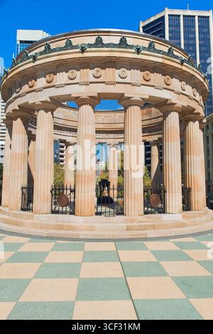 Der Schrein der Erinnerung, Anzac Square, Brisbane, Queensland, Australien Stockfoto