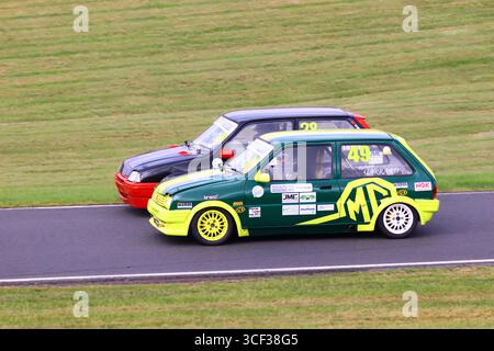 Brscc Autorennen im Cadwell Park Lincolnshire Stockfoto