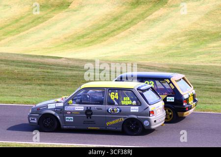 Brscc Autorennen im Cadwell Park Lincolnshire Stockfoto
