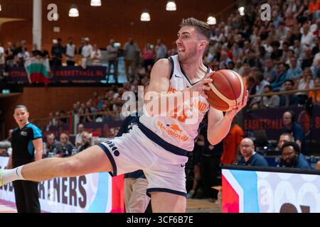 Almere, Niederlande. August 2025. ALMERE, NIEDERLANDE - 20. AUGUST: Jacobus Stolk aus den Niederlanden während des Spiels zwischen den Niederlanden und Bulgarien für die wm-Qualifikation 2027 im Topsportcentrum am 20. August 2025 in Almere, Niederlande. (Foto von Henk Seppen/Orange Pictures) Credit: Orange Pics BV/Alamy Live News Stockfoto