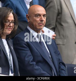 London, Großbritannien. August 2025. Tottenham Hotspur / Burnley - Premier League - London Tottenham Chairman Daniel Levy. Bildnachweis: Mark Pain / Alamy Live News Stockfoto