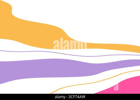 Verdrehter verzerrter Retro-grooviger Bannerhintergrund Stock Vektor