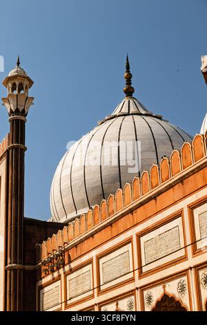 Die Große Moschee, Jama Masjid, Delhi Stockfoto
