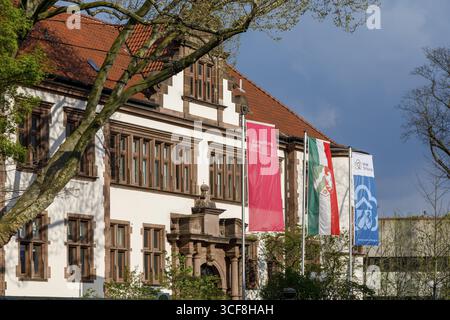 Haus der Stiftungen, Sitz der Stiftung Nordrhein-Westfalen und der Kunststiftung Nordrhein-Westfalen im ehemaligen Offiziersmesse Stockfoto