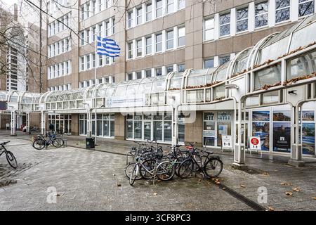 Generalkonsulat der Hellenischen Republik, Griechenland, Bertha-von-Suttner-Platz, Düsseldorf, Nordrhein-Westfalen, Deutschland Stockfoto