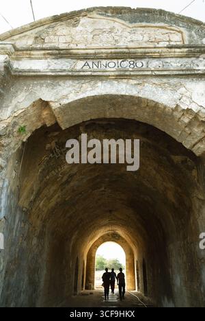 Ruinen der niederländischen Festung in Jaffna, Sri Lanka. Stockfoto