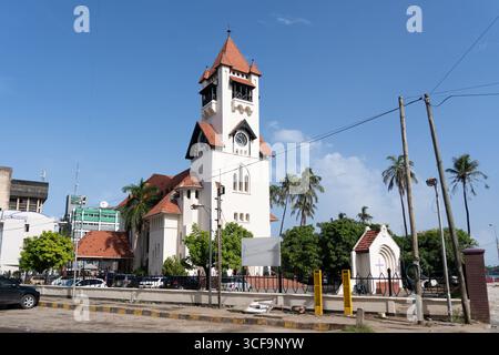 Lutherische Kathedrale der Front Azania in dar es Salaam, Tansania Stockfoto