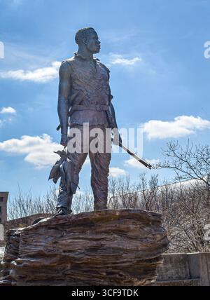 Louisville KY USA – 19. März 2017: York war William Clarks persönlicher Sklave und begleitete die Lewis and Clark „Voyage of Discovery“. Er war ein völlig gleichberechtigter Mann Stockfoto