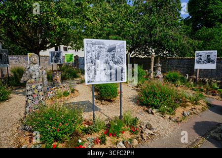 Frankreich, Eure-et-Loir (28), Chartres, la maison Picassiette // Frankreich, Eure-et-Loir, Chartres, das Picassiette-Haus Stockfoto