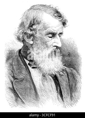 Admiral W. W. Percival Johnson, R.N., einer der Offiziere, die 1881 in Trafalgar engagiert waren. Ein Veteran Marineoffizier, der an Bord von Lord Nelsons Schiff, The Victory, in der Schlacht von Trafalgar kämpfte, aber vor 37 Jahren aus dem aktiven Dienst zurückzog und nie ein modernes Schiff sah, starb am Tag nach Weihnachten. Dies war Admiral William Ward Percival Johnson, der im Juli 1803 im Alter von 13 Jahren in die Royal Navy trat. Er war, wie Pollard, Carslake, Bingham und andere, die wir kennen, ein Midshipman des Flaggenschiffs in Trafalgar. Seine späteren Kommissionen waren Stockfoto