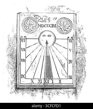George Stephenson, Vater der Eisenbahn: Wählen Sie die Tür von Stephensons Hütte in Killingworth, 1881. Illustration, veröffentlicht in einer speziellen Beilage zum hundertsten Geburtstag des britischen Bauingenieurs und Maschinenbauingenieurs George Stephenson (1781-1848). Aus Illustrated London News, 1881. Stockfoto