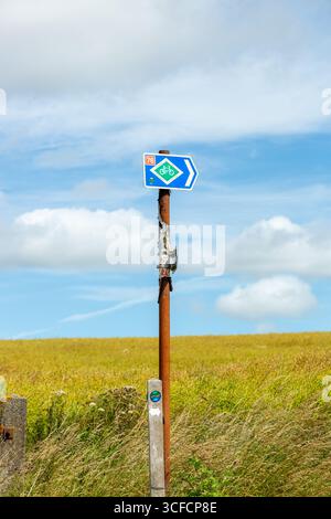 National Cycle Network Route 76, Crombie, Fife, Schottland Stockfoto