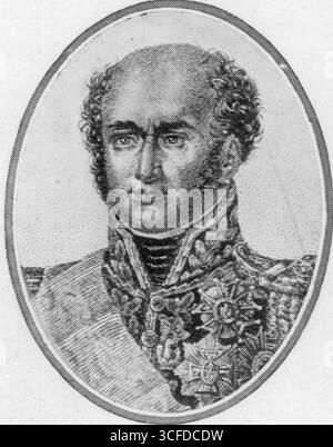 Louis-Nicolas d'Avout ( 1770 - 1823 ) 1. Herzog von Auerstaedt 1. Prinz von Eckmühl Stockfoto