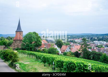 Die Stadt Weinsberg Stockfoto