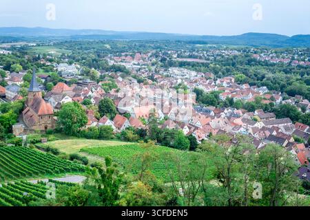 Die Stadt Weinsberg Stockfoto