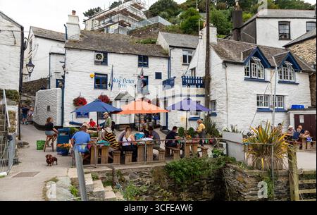 Lokale Architektur in Polperro Cornwall UK Stockfoto