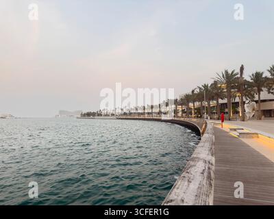 Lusail City, Katar - 07. August 2025 - Foto von Lusail Plaza, Lusail Boulevard. Place Vendome Mall Lusail Qatar Stockfoto