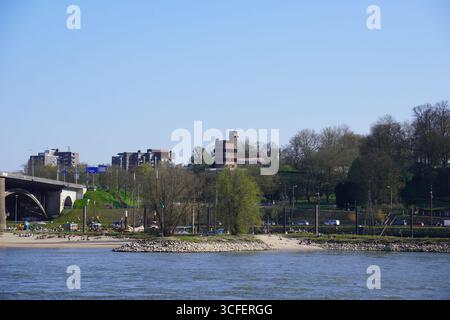 Belvedere Tower in The Hill, Beach, in Nijmegen, Niederlande Stockfoto