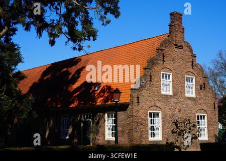 Historisches Gebäude Teil des Wijchen Castle Area, Wijchen, Niederlande Stockfoto