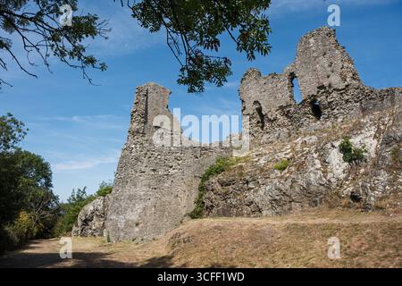 Montgomery Castle, Powys, Wales Stockfoto