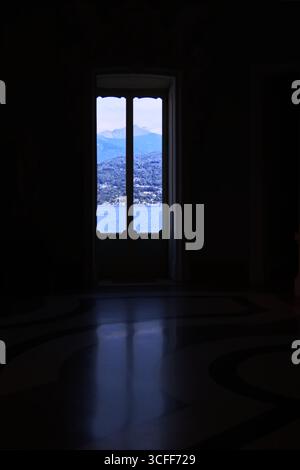 Palazzo Borromeo an der Isola Bella, Lago Maggiore, im Piemont, Italien. Stockfoto