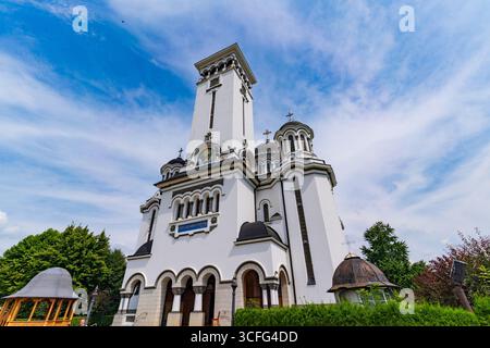 Heilige Dreifaltigkeitskirche in Sighisoara, Siebenbürgen, Rumänien Stockfoto