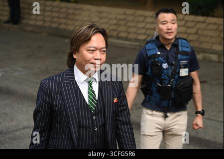 Verteidigt in Hongkong 47 Demokraten-Fall Urteil und Urteil Stockfoto