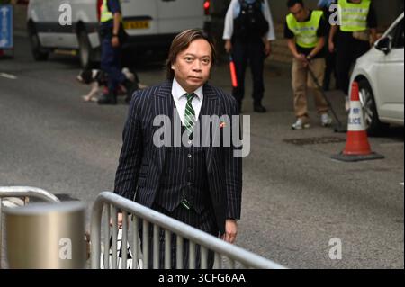 Verteidigt in Hongkong 47 Demokraten-Fall Urteil und Urteil Stockfoto