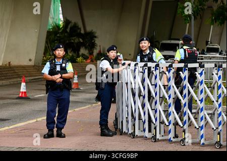 Verteidigt in Hongkong 47 Demokraten-Fall Urteil und Urteil Stockfoto