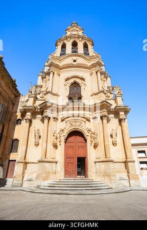 Chiesa di San Giuseppe oder Kirche Saint Joseph in Ragusa. Ragusa ist eine Stadt im Süden Siziliens. Stockfoto