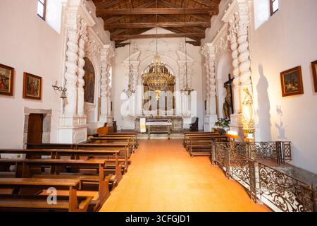 Die Kirche der Heiligen Katharina von Alexandria oder Chiesa di Santa Caterina in Taormina, Sizilien Insel in Italien Stockfoto