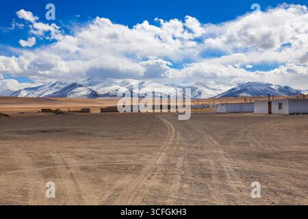 Schönheit Pamir Berge, Blick vom Pamir Highway in Tadschikistan Stockfoto