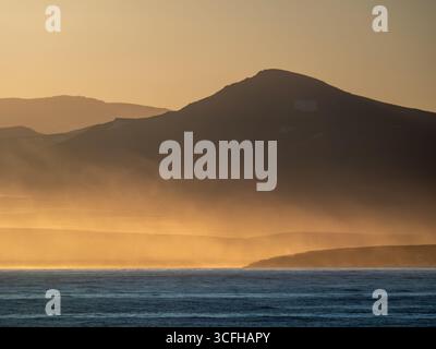Atemberaubende Aussicht auf Grönland Stockfoto