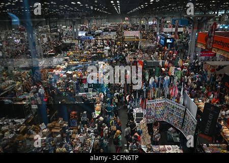 Am 23. August 2025 in New York City besuchen die Besucher 2025 Anime NYC im Javits Center. Stockfoto