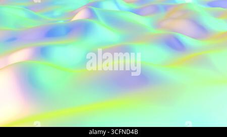 Trendige Farbkurven bg 3D-Rendering Stockfoto