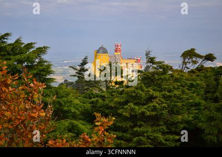 Der Nationalpalast von Pena in Sintra, Portugal Stockfoto
